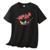 Playera Infantil de Manga Raglán Roja y Blanca 2025 Nuevo Verano Manga Corta Tops para Niño Casual Media Manga Algodón Puro Ropa Infantil