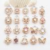 Novo ouro 14k micro-set zircão contas retro tribunal diy pulseira colar acessórios atacado