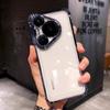 Funda Blanda Resistente a Caídas para Teléfono Móvil Huawei Pura70 Funda Simple Transparente con Película para Lente Mate70 Funda Protectora de Cobertura Total en Cuatro Esquinas