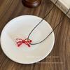 Colar com Pingente de Óculos de Gato KT Criativo Feminino Bonito Nicho Versátil Corrente de Suéter Acessórios Longos para Pescoço