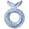 Flotador de natación para niños estilo coreano con lentejuelas y concha, con respaldo engrosado, flotador de natación moderno, flotador para axilas para niños