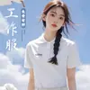 Producción de Camisa Polo de Verano Logo Impreso Venta para Empleados Corporativos Camisa Cultural Camiseta con Cuello Camisa de Manga Corta Ropa de Trabajo