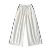 Pantalones de Danza Holgados Adelgazantes Estilo Americano Callejero 2025 Joggers con Cordón Pantalones Cargo de Pierna Ancha Casuales Pantalones Largos de Moda