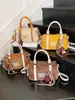 2025 Nuevo Bolso Boston Estampado Leopardo de Galleta de Nicho Moda Bordado Retro Bolso Almohada Lindo Bolso Cruzado