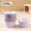 Caixa de Embalagem para Cupcakes Dia das Mães 2025 Fundo Placa Fada Madrinha Decorativo Transparente Destaque Caixa Portátil 6 Grãos