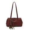Bolsa Almofada Casual Simples de Grande Capacidade 2026 Elegante para Trabalho e Dia a Dia Feminina Outono Bolsa de Ombro Único Axila