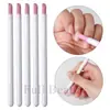 Belleza Completa Transfronteriza Nuevo Juego de 5 Piezas Manicura Bolígrafo de Presión de Silicona Presión Oblicua Herramienta de Manicura para Adornos
