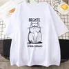 Camisetas Gráficas Divertidas de Verão, Tops Confortáveis de Algodão com Estampa Esportiva Casual da Moda de Manga Curta