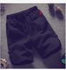 Pantalones cortos de verano para hombre, pantalones cortos de playa, holgados, informales, de algodón y lino, con etiqueta roja, pantalones cortos deportivos vintage para hombre.