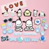 Perro Pacca Azul Perro DIY Accesorios de Pegamento Suave Agujero para Funda de Teléfono Chanclas Caja de Almacenamiento Parche Decorativo