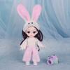 Roupas de Boneca Educacionais DIY de Vinil 17cm, Brinquedos para Crianças de Jardim de Infância, Bonecas de Barraca de Rua, Atacado e Personalização