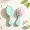 Celebridade da Internet Desenho Animado Cor Macaron Crianças Pente Alisante de Cabelo com Almofada de Ar para Meninas, Pequeno, Fofo, Portátil Antiestático Pente Doméstico
