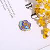 Cloisonné Azul Quemado Palacio Dieciocho Semillas Loto Murciélago Koi Trasero Nube Cuentas diy Pulsera Cuentas Accesorios de Ropa