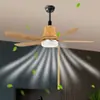 Nueva Lámpara Ventilador LED de Bajo Consumo con Rosca E27 de Amazon, Tamaño Grande, Lámpara Ventilador Integrada, Lámparas Zhongshan