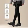Medias de compresión adelgazantes para mujer, leggings térmicos de cachemira engrosados para otoño e invierno, alta elasticidad, adelgazantes, cálidos, con pie