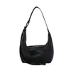 Bolsa de Ombro Casual Tote Bag Texturizada Lisa Tendência Retro Grande Capacidade Moda Verão 2026