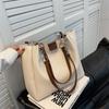 Bolso de gran capacidad con textura avanzada, nuevo bolso de mujer para otoño e invierno 2022, bolso bandolera combinable con todo, bolso de hombro tipo tote