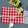Tubibi Ropa de Muñeca Hecha en Casa Accesorios DIY para Ropa Bufanda Bufanda Estilo Japonés Lunares Elegante Cuello con Lazo