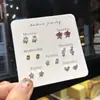 Pendientes Pequeños Chapados en Plata 925 para Estudiantes Mujeres, Sencillos y Delicados, Perfectos para Perforaciones de Oreja, Exquisitos y Lindos, Pendientes Versátiles para Usar Toda la Semana