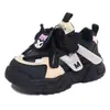 Tenis para niños, tenis gruesos para niñas, nuevos estilos primavera/otoño, zapatos casuales de dibujos animados, ligeros y antideslizantes, zapatillas para correr para niñas