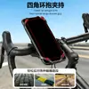 Soporte de Silicona para Teléfono Móvil de Bicicleta para Ciclismo al Aire Libre Soporte Fijo de Navegación de Liberación Rápida Accesorios para Equipamiento de Ciclismo