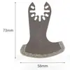 Hoja de Sierra Recta de Acero de Alto Carbono de 35 mm de Liberación Rápida Transfronteriza Accesorios de Hoja de Sierra Multiusos para Carpintería y Metal Hoja de Sierra Universal