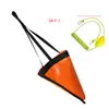 Âncora de Tração em PVC Corda de Âncora de Pesca Âncora Marítima Boia Freio de Deriva Conjunto Acessórios para Caiaque Barco de Borracha Barco Pequeno