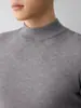 Mo Mai Ke Ropa para Hombre Alta Inteligencia Viaje Diario Color Sólido Suéter Básico para Hombre 26 Estilo Invierno Cuello Medio Alto Tejido para Hombre 22337.