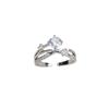 Anel Aberto Feminino Cravejado com Diamantes Trajetória de Planeta Anel de Proposta Estilo Francês Anel de Estrela Ouro 18K Sensação de Alto Padrão