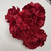 Ramo Simulado de Estilo Europeo Peonía de Cinco Cabezas Sin Hojas No. 4 Decoración del Hogar Flores Falsas Accesorios para la Disposición del Lugar de la Boda