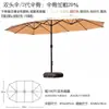 Guarda-sol de Exterior, Guarda-sol de Pátio, Guarda-sol de Sol, Guarda-sol de Barraca de Camping, Guarda-sol de Coluna Central para Proteção Solar de Jardim, Guarda-sol de Praia de Lazer com Manivela