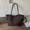 Bolsa Retro Fosca para Mulheres, Grande Capacidade, Nova Moda 2026 Versátil Bolsa de Ombro, Bolsa Tote Nicho para o Dia a Dia