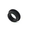 Anillo de goma protector de alambre en forma de T Anillo tapón protector de alambre de silicona Sello de salida de alambre tapón de goma para orificio pasante Tapón de alambre negro aislado