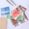 Toalha de Mesa Absorvente Xadrez Vermelho Quadrado Macia Layout de Restaurante Comercial Mesa de Sobremesa Infantil Toalha de Mesa para Barraca de Comida Jogo Americano