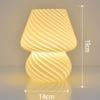 Lámpara de mesa de cristal Lámpara de noche para dormitorio Lámpara de noche para B&B Decoración simple para sala de estudio Lámpara LED Luz nocturna Moderna Minimalista
