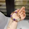 Nuevo Pulsera Trendy Labubu Ojo de Tigre para Mujer, Popular Pulsera Labubu, Moda Linda Versátil de Nicho