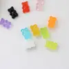 Nuevo Creativo Transparente Oso Resina diy Accesorios de Joyería Material Papelería Accesorios Carcasa Teléfono Móvil Adornos para la Cabeza Colgante Collar