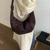 Bolso Tote Retro Relajado de Gran Capacidad para Mujer 2024 Nuevo Otoño e Invierno Versátil Simple Lujo Ligero Bolso de Hombro Cruzado