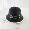 Sombrero de Pescador de Paja Pequeño Aroma Elegante Estilo Hepburn Primavera Verano Viaje Protección Solar Sombrero para el Sol Ocio Infantil
