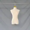 Colgador de Vestido de Boda Maniquí Femenino Soporte de Exhibición Accesorio Maniquí de Medio Cuerpo para Colgar Ropa de Mujer Gancho para Escaparate de Tienda de Ropa Maniquí Falso Xiuhe