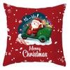 Fronha de Natal Fronha de Couro de Pêssego Estampada com Papai Noel para Casa Fronha de Almofada Nova da Amazon