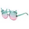 Óculos de Sol Transparentes Super Fofos Kuromi Proteção Solar Novo Estilo Moda Infantil Masculino e Feminino Bebê Óculos de Sol com Laço