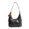 Bolsa de Axila Vintage Maillard de Grande Capacidade Bolsa de Ombro Transversal Artística Feminina 2025 Nova Bolsa Tote para o Dia a Dia