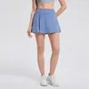 Falda de Tenis Primavera/Verano para Mujer Falda de Bádminton Deportiva Yoga Línea A Falda de Béisbol Atuendo de Tenis Protección Solar Anti-Exposición