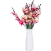 Flor Artificial Flor Falsa Flor Gladíolo Decoração de Casa Suprimentos para Casamento Acessórios Florais Shopping Center Sala de Estar Mesa de Centro