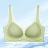 [Processamento e Personalização] Sutiã de Seda de Gelo Ultrafino Sem Costura para Lingerie Feminina, com Bojo Fixo Fino, Push-Up, Respirável