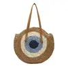 Bolso Tejido de Paja para Mujer, Nuevo Modelo 2019, Cruzado Estilo Coreano, Gran Capacidad, Bolso de Mano y Bolso de Hombro Versátil y Moderno