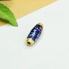 Ai Yu Chapado en Cobre Dorado Esmalte Nueve Ojos Dzi Abalorio Accesorios Pulsera Componentes DIY Estilo Étnico Mayoreo S3110913