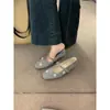 Zapatos retro estilo francés con forro de pelo para mujer, adecuados para usar en exteriores en invierno, con forro de felpa añadido para mayor calidez, y estilo Mary Jane con un ligero tacón interior