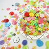 Cores especiais botões mistos jardim de infância botões artesanais diy criativo colar botões de pintura botões de Natal